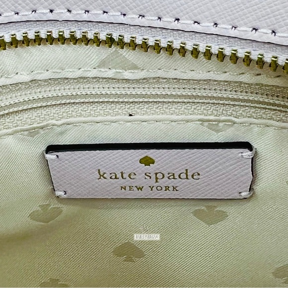 Kate Spade Staci Medium Satchel Crossbody & Large Slim Bifold Wallet Lilac Moon - Picture 9 of 15